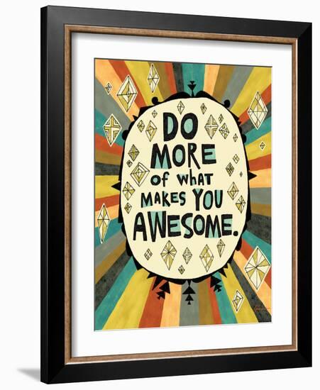 Awesome Words 1-Richard Faust-Framed Art Print