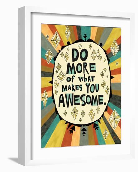 Awesome Words 1-Richard Faust-Framed Art Print