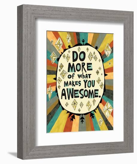 Awesome Words 1-Richard Faust-Framed Premium Giclee Print