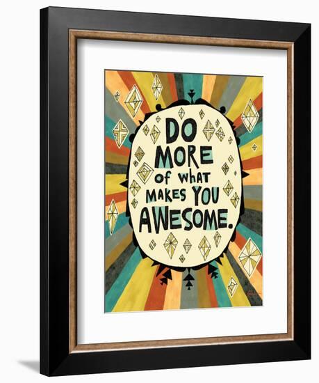 Awesome Words 1-Richard Faust-Framed Premium Giclee Print