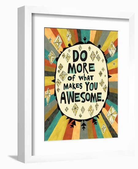 Awesome Words 1-Richard Faust-Framed Premium Giclee Print