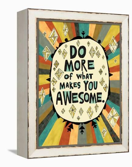 Awesome Words 1-Richard Faust-Framed Stretched Canvas