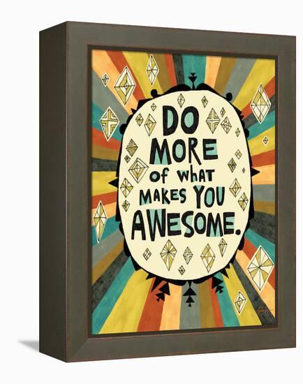 Awesome Words 1-Richard Faust-Framed Stretched Canvas