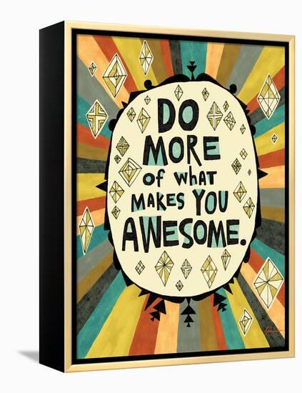 Awesome Words 1-Richard Faust-Framed Stretched Canvas