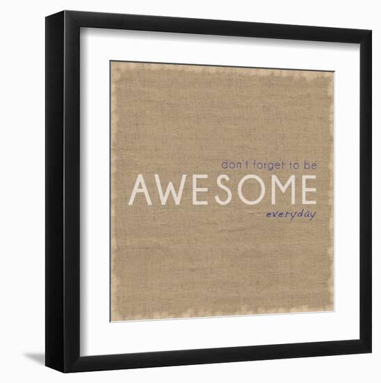 Awesome-Lauren Gibbons-Framed Art Print