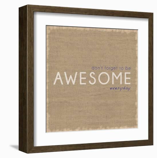 Awesome-Lauren Gibbons-Framed Art Print