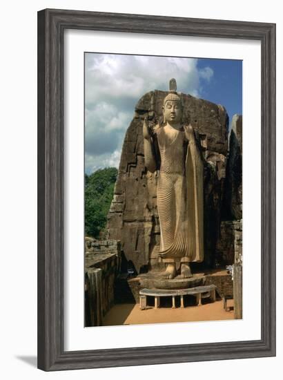 Awkana Buddha, a colossal statue. Artist: Unknown-Unknown-Framed Giclee Print