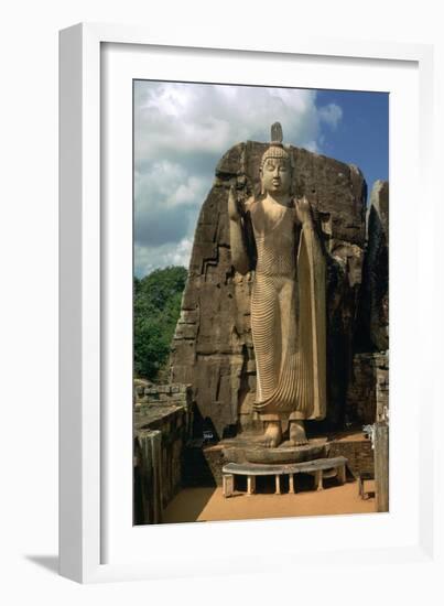 Awkana Buddha, a colossal statue. Artist: Unknown-Unknown-Framed Giclee Print