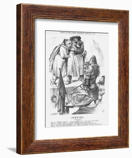 Awkward, 1878-Joseph Swain-Framed Giclee Print