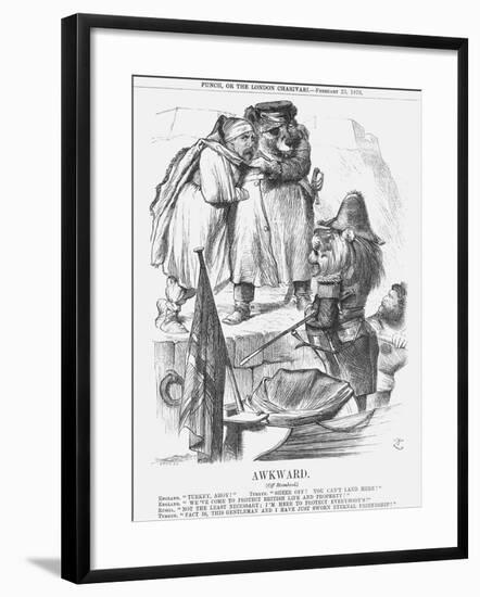 Awkward, 1878-Joseph Swain-Framed Giclee Print