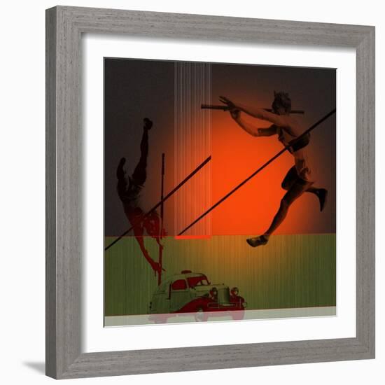 Awkward-NaxArt-Framed Art Print