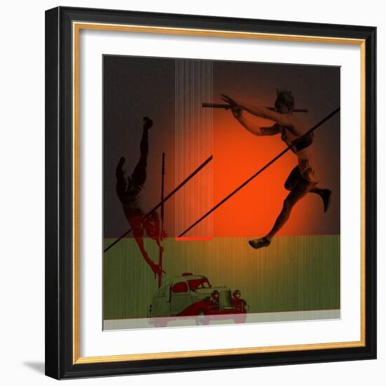 Awkward-NaxArt-Framed Art Print