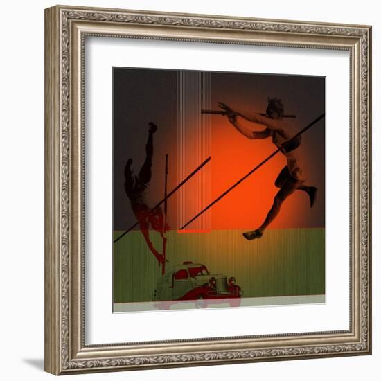 Awkward-NaxArt-Framed Art Print