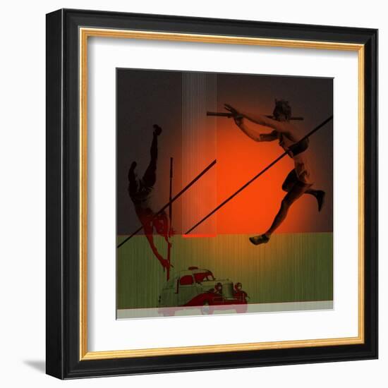 Awkward-NaxArt-Framed Art Print