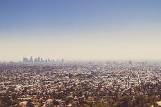 Los Angeles, CA, USA: City Of Los Angeles From Griffith Observatory Dtwn L.A. In Distance-Axel Brunst-Photographic Print