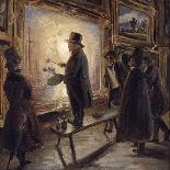 Turner Varnishing, 1837-Axel Hjalmar Ender-Giclee Print