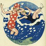 Bathing Beauties 1914-Axel Nygaard-Framed Art Print