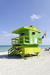 Beach Lifeguard Tower '77 St', Atlantic Ocean, Miami South Beach, Florida, Usa-Axel Schmies-Photographic Print