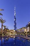 Burj Khalifa, the Highest Tower of the World, Night Photography-Axel Schmies-Photographic Print