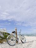 Cruiser Bicycle on the Beach, Miami South Beach, Art Deco District, Florida, Usa-Axel Schmies-Photographic Print