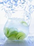 A Jug of Water with Limes-Axel Weiss-Mounted Photographic Print