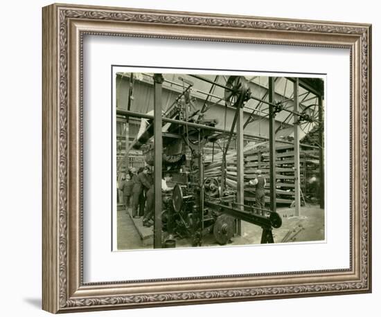 Axminster Jacquard Loom, Carpet Factory, 1923-English Photographer-Framed Photographic Print