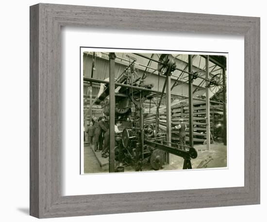 Axminster Jacquard Loom, Carpet Factory, 1923-English Photographer-Framed Photographic Print