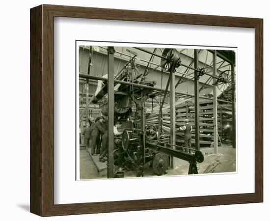 Axminster Jacquard Loom, Carpet Factory, 1923-English Photographer-Framed Photographic Print