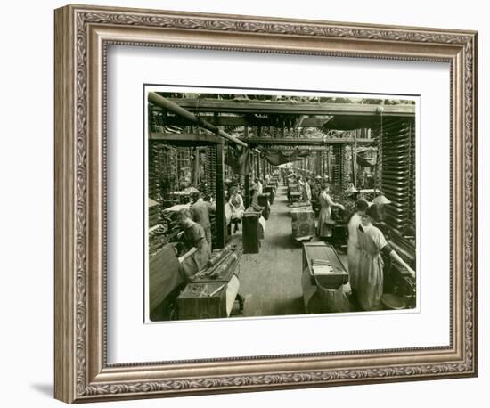 Axminster Weaving, Carpet Factory, 1923-English Photographer-Framed Photographic Print