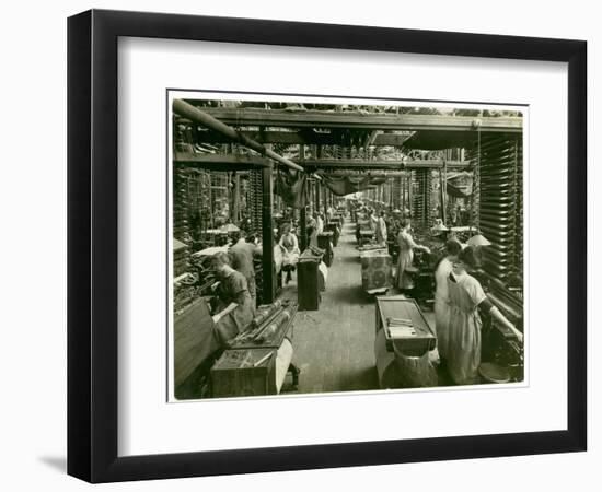 Axminster Weaving, Carpet Factory, 1923-English Photographer-Framed Photographic Print