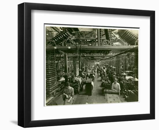 Axminster Weaving, Carpet Factory, 1923-English Photographer-Framed Photographic Print