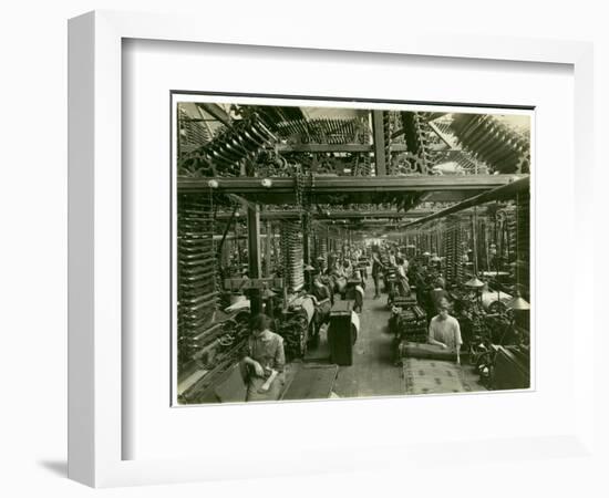 Axminster Weaving, Carpet Factory, 1923-English Photographer-Framed Photographic Print