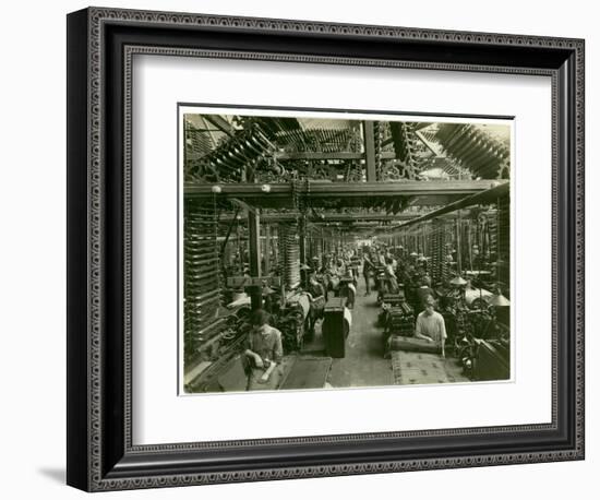 Axminster Weaving, Carpet Factory, 1923-English Photographer-Framed Photographic Print