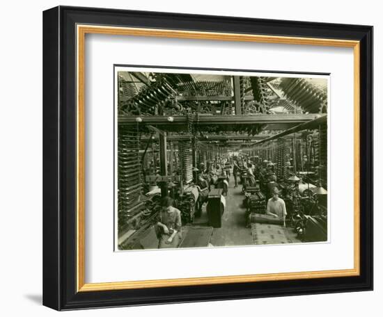 Axminster Weaving, Carpet Factory, 1923-English Photographer-Framed Photographic Print