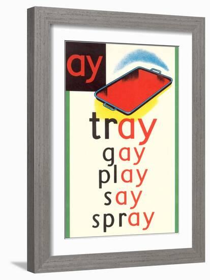 AY in Tray-null-Framed Premium Giclee Print