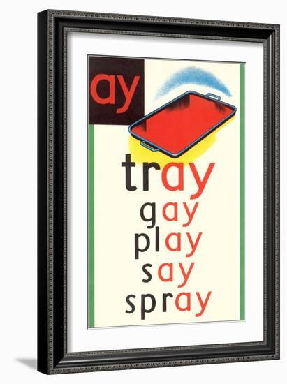 AY in Tray-null-Framed Premium Giclee Print