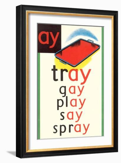 AY in Tray-null-Framed Premium Giclee Print