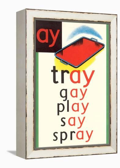 AY in Tray-null-Framed Stretched Canvas