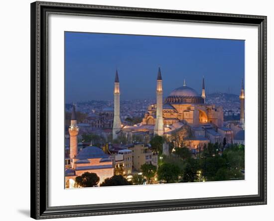 Aya Sofya Sultanahmet, Unesco World Heritage Site, Istanbul, Turkey-Gavin Hellier-Framed Photographic Print