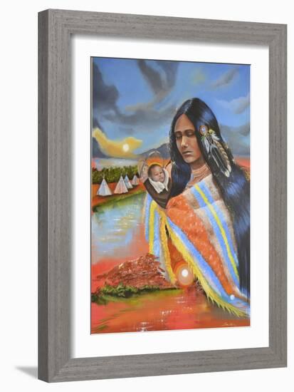 Ayasha (Little One)-Sue Clyne-Framed Giclee Print