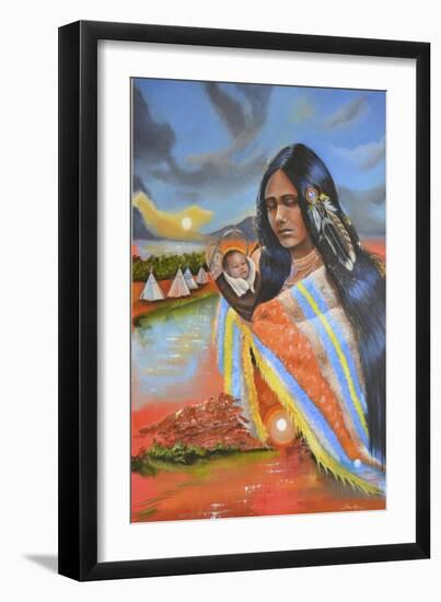 Ayasha (Little One)-Sue Clyne-Framed Giclee Print