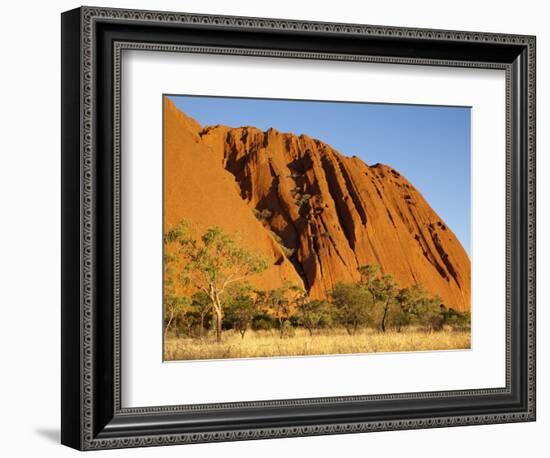 Ayers Rock in the Australian Outback-Paul Souders-Framed Photographic Print