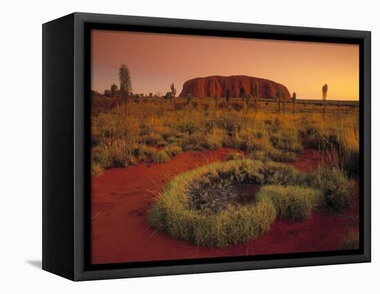 Ayers Rock, Northern Territory, Australia-Doug Pearson-Framed Premier Image Canvas