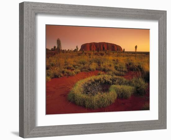 Ayers Rock, Northern Territory, Australia-Doug Pearson-Framed Photographic Print