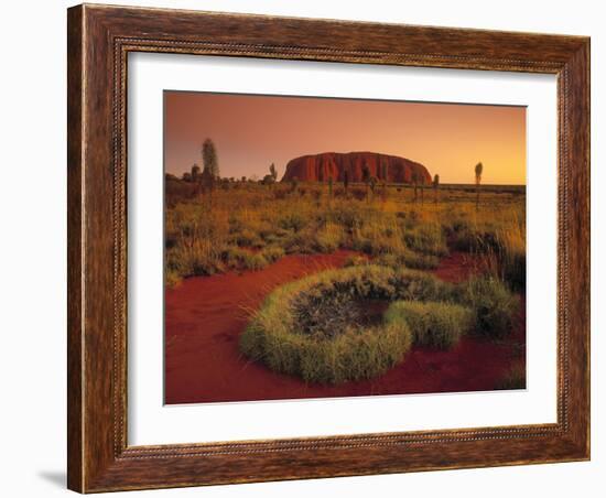 Ayers Rock, Northern Territory, Australia-Doug Pearson-Framed Photographic Print