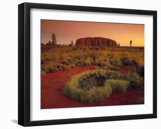 Ayers Rock, Northern Territory, Australia-Doug Pearson-Framed Photographic Print