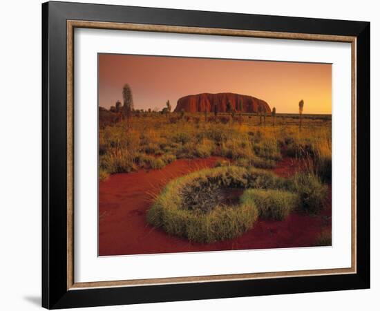 Ayers Rock, Northern Territory, Australia-Doug Pearson-Framed Photographic Print