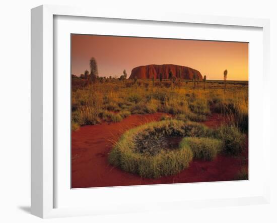 Ayers Rock, Northern Territory, Australia-Doug Pearson-Framed Photographic Print