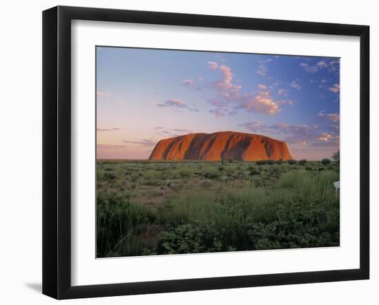 Ayers Rock, Northern Territory, Australia-Alan Copson-Framed Photographic Print