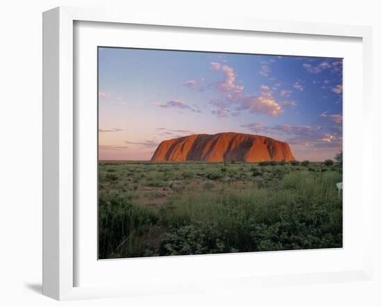 Ayers Rock, Northern Territory, Australia-Alan Copson-Framed Photographic Print